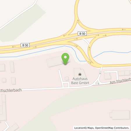 Standortübersicht der Benzin-Super-Diesel Tankstelle: Raiffeisen Hunsrück in 55494, Rheinböllen