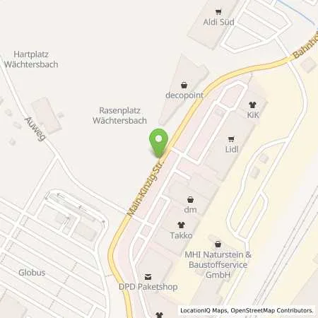 Standortübersicht der Tankstelle Globus Handelshof St. Wendel GmbH & Co. KG Betriebsstätte Wächtersbach in 63607 Wächtersbach