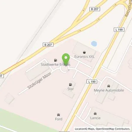 Standortübersicht der Tankstelle star Tankstelle in 23879 Mölln