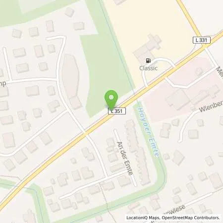 Standortübersicht der Tankstelle Hoya in 27318 Hoya