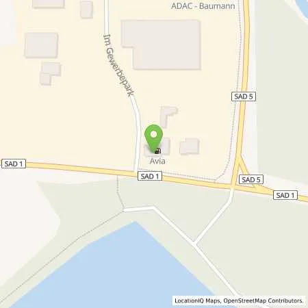 Standortübersicht der Tankstelle AVIA Tankstelle in 93158 Teublitz