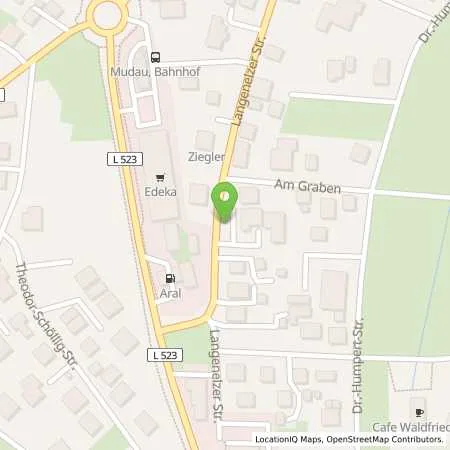 Standortübersicht der Tankstelle Aral Tankstelle in 69427 Mudau