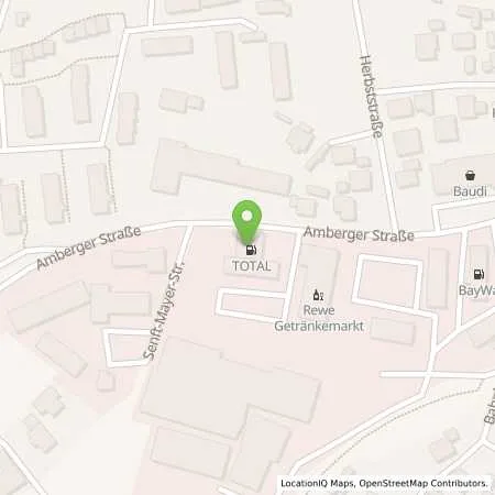 Standortübersicht der Tankstelle TotalEnergies Neunburg v.W. in 92431 Neunburg v.W.