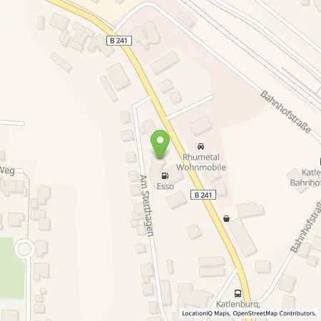 Standortübersicht der Tankstelle Esso Tankstelle in 37191 KATLENBURG-LINDAU