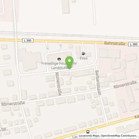 Standortübersicht der Tankstelle Esso Tankstelle in 66849 LANDSTUHL