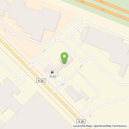 Standortübersicht der Benzin-Super-Diesel Tankstelle: Aral Tankstelle in 38112, Braunschweig