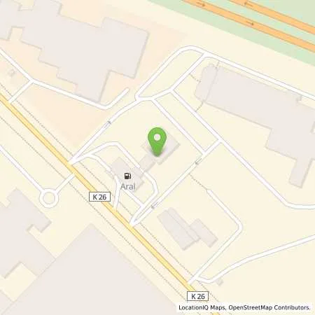 Standortübersicht der Tankstelle Aral Tankstelle in 38112 Braunschweig
