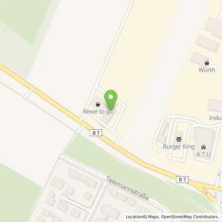 Standortübersicht der Tankstelle Aral Tankstelle in 34414 Warburg