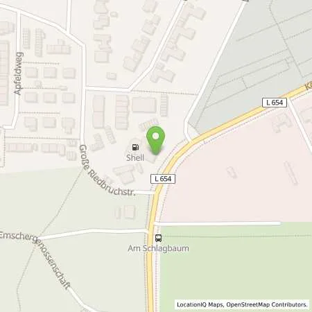 Standortübersicht der Tankstelle Shell Dortmund Waltroper Str. 56 in 44359 Dortmund