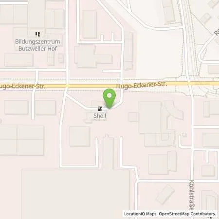 Standortübersicht der Tankstelle Shell Koeln Hugo-Eckener-Str. 27a in 50829 Koeln