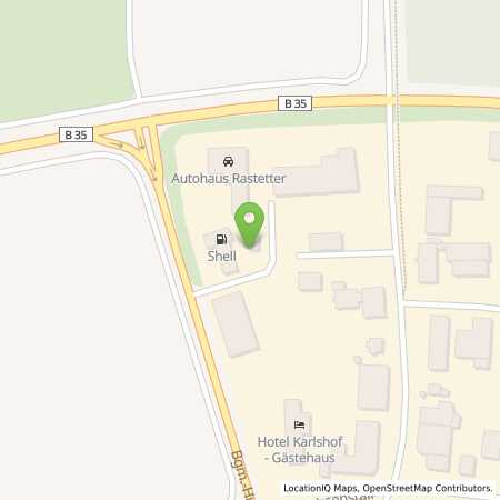 Standortübersicht der Benzin-Super-Diesel Tankstelle: Shell Karlsdorf-Neuthardt Neuwiesenstr. 12 in 76689, Karlsdorf-Neuthardt