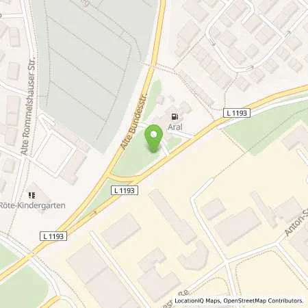 Standortübersicht der Tankstelle Aral Tankstelle in 71332 Waiblingen