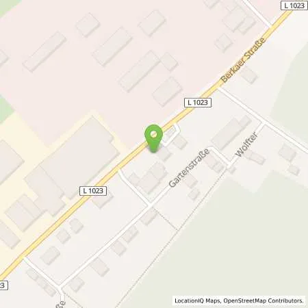 Standortübersicht der Tankstelle HTH Hugo Tankstellenbetrieb Hohenroda in 99837 Dippach