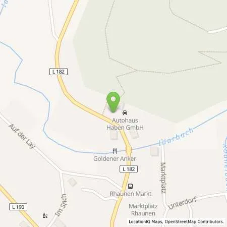 Standortübersicht der Tankstelle Autohaus Heich GmbH in 55624 Rhaunen