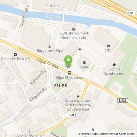 Standortübersicht der Tankstelle Aral Tankstelle in 58091 Hagen