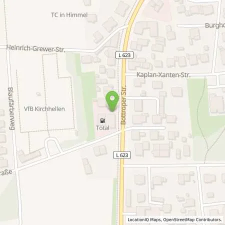 Standortübersicht der Tankstelle TotalEnergies Bottrop in 46244 Bottrop