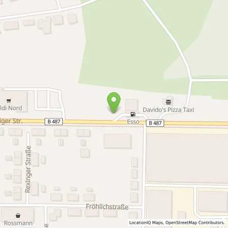 Standortübersicht der Tankstelle Esso Tankstelle in 37235 HESSISCH LICHTENAU