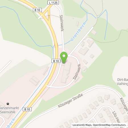 Standortübersicht der Benzin-Super-Diesel Tankstelle: Esso Tankstelle in 71665, VAIHINGEN
