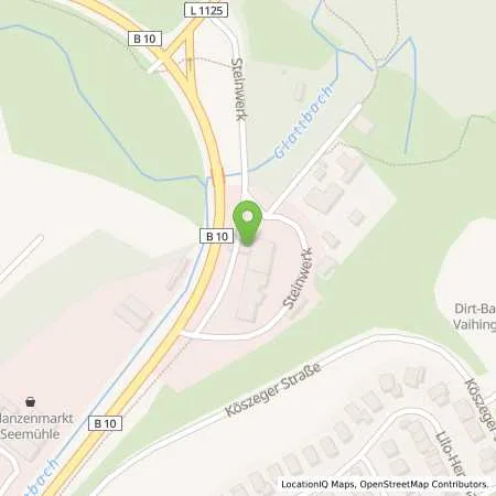 Standortübersicht der Tankstelle Esso Tankstelle in 71665 VAIHINGEN