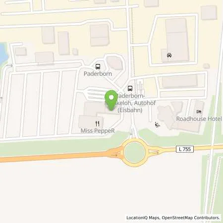 Standortübersicht der Tankstelle Aral Tankstelle in 33106 Paderborn