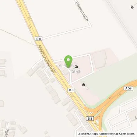 Standortübersicht der Tankstelle Shell Duisburg Friedrich-Ebert-Str. 510 in 47179 Duisburg