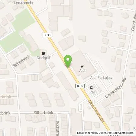 Standortübersicht der Tankstelle CLASSIC Münster-Wolbeck in 48167 Münster