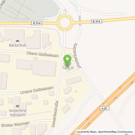 Standortübersicht der Benzin-Super-Diesel Tankstelle: Freie TANK in   G. Hägele in 78247, Hilzingen