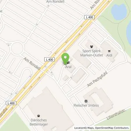Standortübersicht der Tankstelle Aral Tankstelle in 12529 Schönefeld