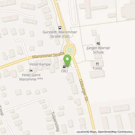 Standortübersicht der Tankstelle OIL! Tankstelle Norderstedt in 22850 Norderstedt