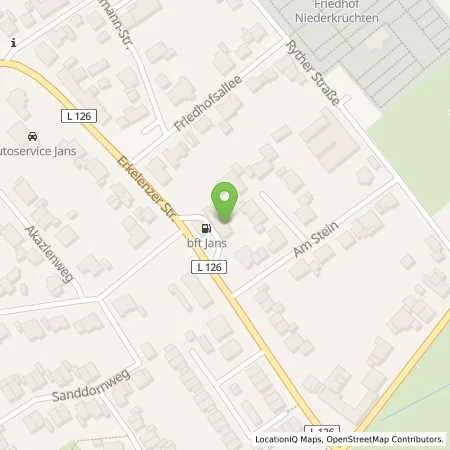 Standortübersicht der Tankstelle bft Niederkrüchten in 41372 Niederkrüchten