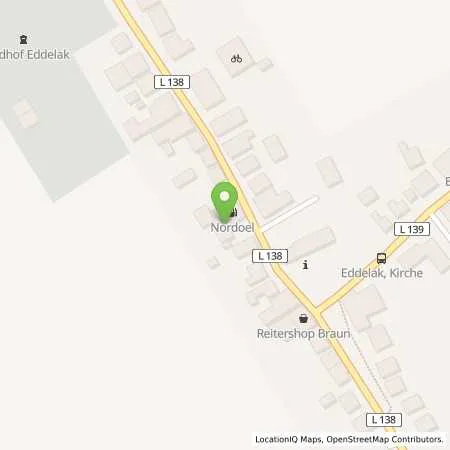 Standortübersicht der Tankstelle Volker Wilkens in 25715 Eddelak