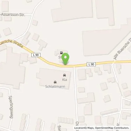 Standortübersicht der Tankstelle star Tankstelle in 49324 Melle