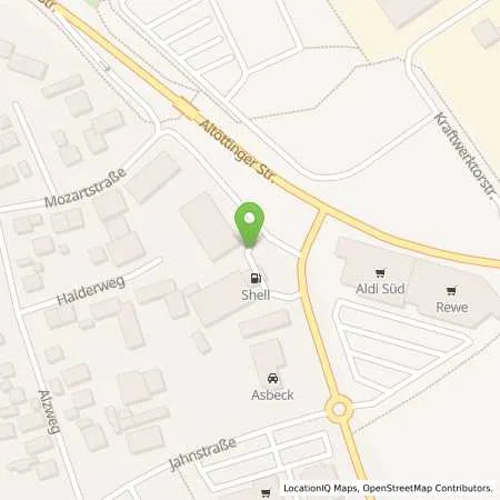 Standortübersicht der Tankstelle Shell Burgkirchen A.D.Alz Altoettinger Str. 1 in 84508 Burgkirchen A.D.Alz