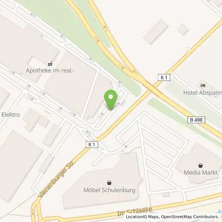 Standortübersicht der Tankstelle Supermarkt-Tankstelle am real,- Markt GOSLAR GUTENBERGSTR. 2 in 38640 Goslar