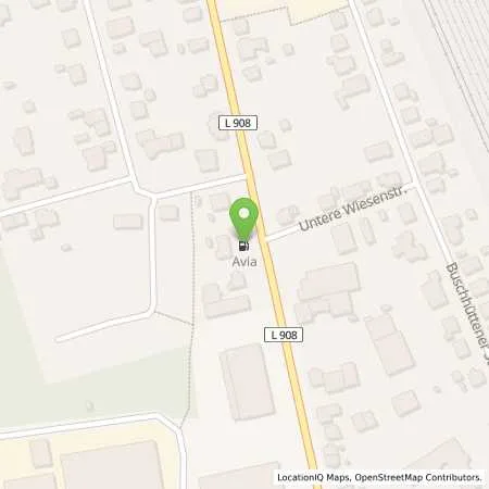 Standortübersicht der Tankstelle AVIA Tankstelle in 57223 Kreuztal