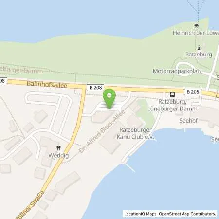 Standortübersicht der Tankstelle Tankstelle in 23909 Ratzeburg