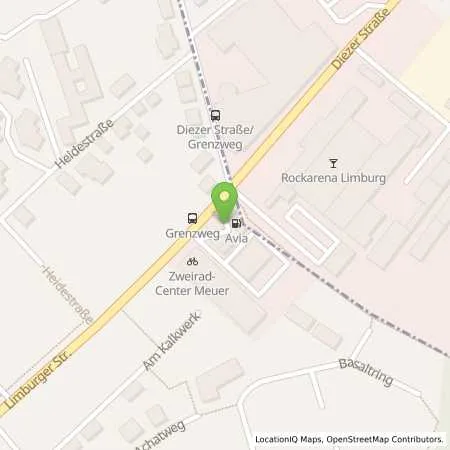 Standortübersicht der Tankstelle AVIA Tankstelle in 65582 Diez