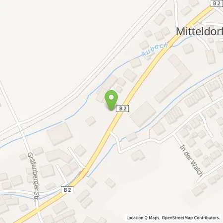 Standortübersicht der Tankstelle Shell Igensdorf Bayreuther Str. 37 in 91338 Igensdorf