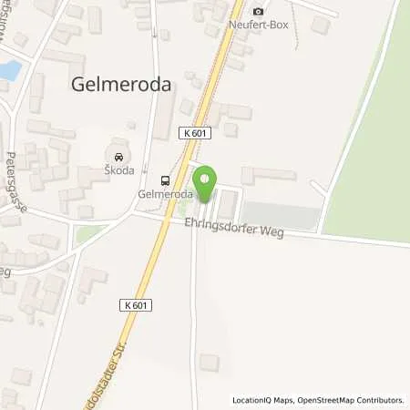 Standortübersicht der Tankstelle bft Weimar in 99428 Weimar (Gelmeroda)