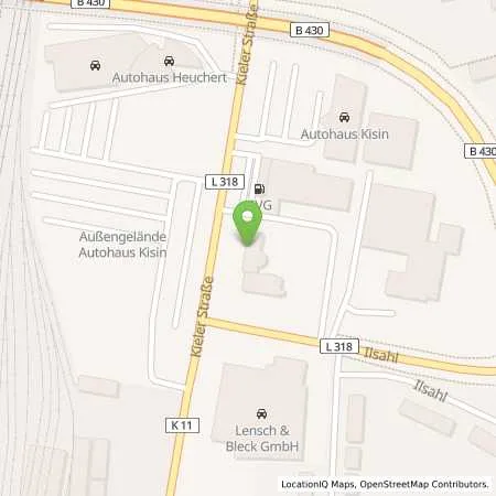 Standortübersicht der Tankstelle SVG Tankstelle Neumünster Nord in 24536 Neumünster