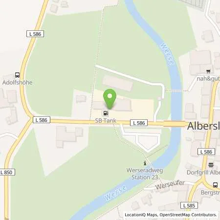 Standortübersicht der Tankstelle Sb Sendenhorst Münsterstraße 8 in 48324 Sendenhorst