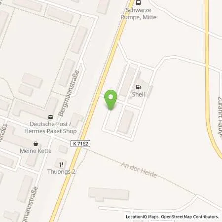 Standortübersicht der Tankstelle Shell Spremberg /Schwarze Pumpe Dresdener Chaussee 74 in 03130 Spremberg /Schwarze Pumpe