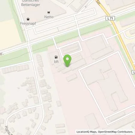 Standortübersicht der Tankstelle bft Viersen in 41747 Viersen