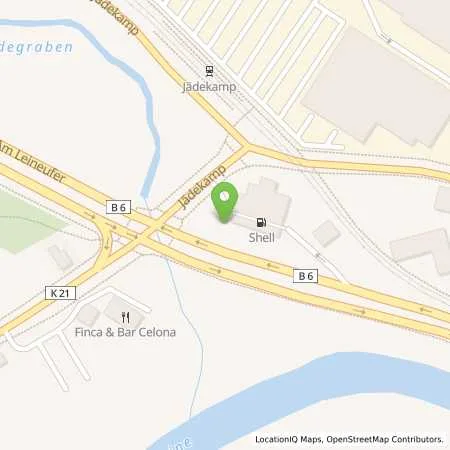 Standortübersicht der Tankstelle Shell Hannover Jaedekamp 19 in 30419 Hannover