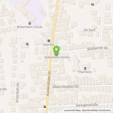 Standortübersicht der Tankstelle Globus Handelshof St. Wendel GmbH & Co. KG Betriebsstätte Bobenheim-Roxheim in 67240 Bobenheim-Roxheim