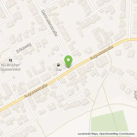 Standortübersicht der Tankstelle star Tankstelle in 46537 Dinslaken