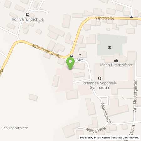 Standortübersicht der Benzin-Super-Diesel Tankstelle: Autohaus Nachtmann in 93352, Rohr