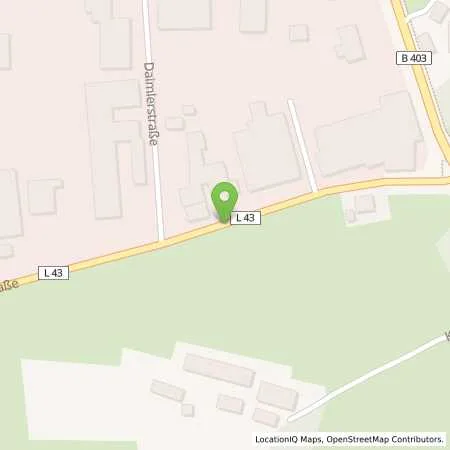 Standortübersicht der Tankstelle Tankstelle Reurik in 49843 Uelsen