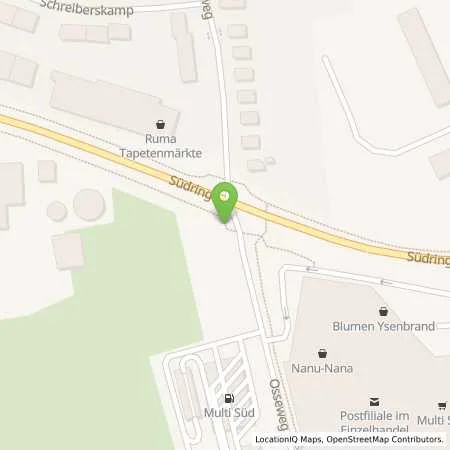 Standortübersicht der Tankstelle Clever tanken Leer in 26789 Leer