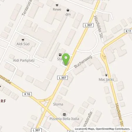 Standortübersicht der Tankstelle star Tankstelle in 46147 Oberhausen